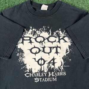 VTG Rock Out 04 T-Shirt Mens Small Black Still Pending Vice Blind Theory ERW Y2K